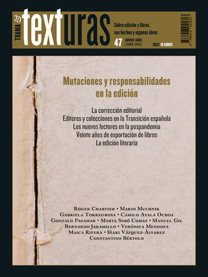 cover image of Texturas 47